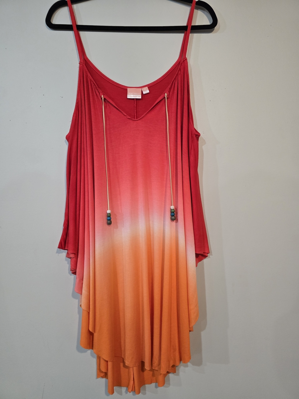 Boat House Beachwear Ombre Swing Dolman Top/tunic. Cover Up Resortwear Size M